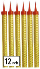 Sparkling Candles 12 Inches - Pack of 6