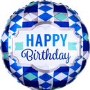 Happy Birthday Tai Pattern Foil Balloon