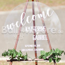 45cm / 60cm Custom Text/Personalized CLEAR ACRYLIC Board- PRE-ORDER 1DAY In Advance