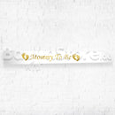 Mommy to Be Sash - PINK With BLACK PRINT
