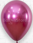 Fuchsia Chrome Latex Balloons