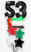 UAE Celebration Foil Balloon Bouquet