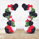 UAE National Day Organic Balloon Pillar Balloon Arrangement - ENTRANCE