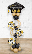 Congratulations Graduation Cap Balloon Arrangement PRE-ORDER 1DAY In Advance
