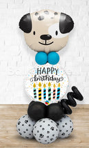 Cute Puppy Birthday Balloon Arrangement