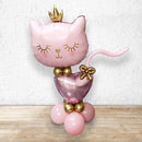 Cutie Cattie Pink Crown Balloon Arrangement