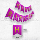 Happy Birthday Banner MAGENTA – Party Decorations