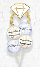 Happy Engagement Diamond Wedding Ring