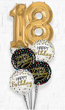 Any Age Classic Birthday All Foil Bouquet