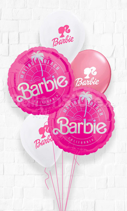 Barbie Birthday Balloon Bouquet