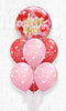 I Love You Paper Heart Bubble Love Balloon Bouquet
