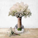 Bride / Wedding Hand Bouquet - Free Groom Brooch