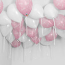 It's A Girl A-Round Helium Balloons - 25count
