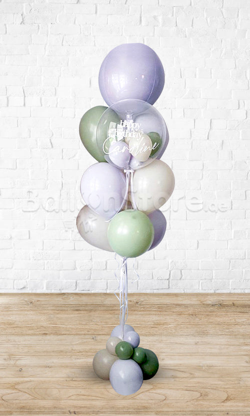 Classy Orbz Bubble Custom Text  Balloon Set
