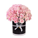 51 Pure Pink Roses Fresh Flower Arrangement