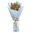 Pretty Pink Tulip Hand Bouquet PRE-ORDER 1DAY in advance