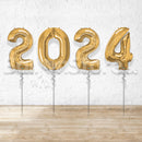 2025 Number Balloons - Helium Filled Promotional