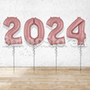 2025 Number Balloons - Helium Filled Promotional