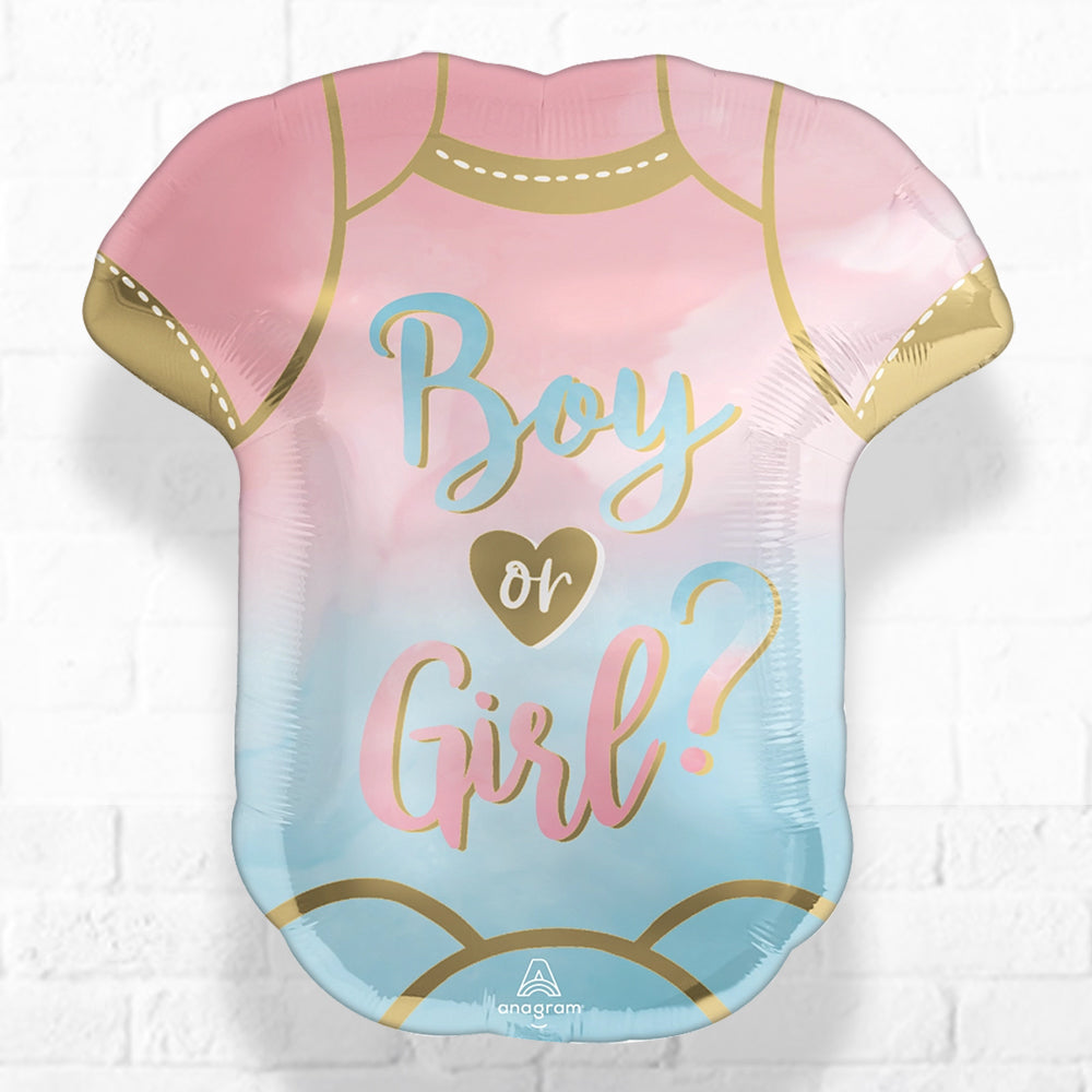 The Big Reveal Supershape Foil Balloons Helium Filled