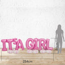 It's A Girl Air-Loons - NON FLYING - Pre Standing