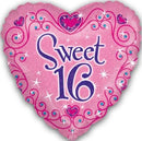 Sweet 16 Sparkles Foil Balloon 18 inch