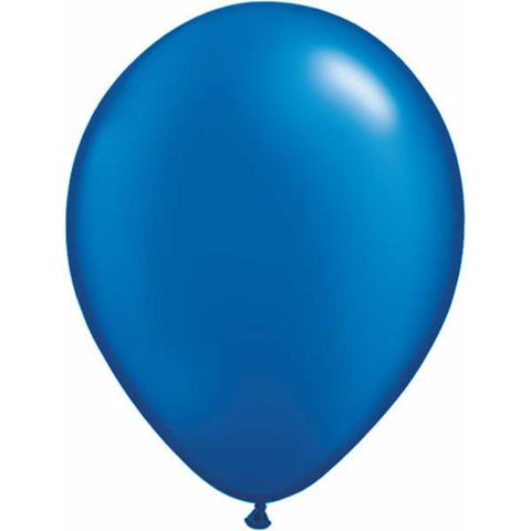 Pearl Sapphire Blue Latex Balloon - Qualatex