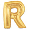 Jumbo Letter R - Metallic Gold
