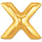 Jumbo Letter X - Metallic Gold