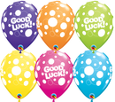 Tropical Assorted Good Luck Dots Balloons- 6 PCS