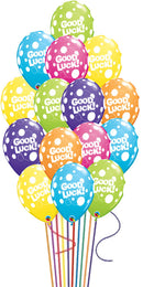 Tropical Assortment Good Luck Dots 12 Balloons