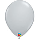 Gray Latex Balloon -Qualatex