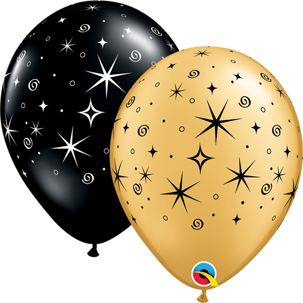 Sparkles & Swirls Balloons-2 pcs