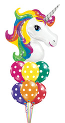 Rainbow Unicorn Balloon Bouquet