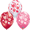 Etched Hearts Balloon - 3pcs.