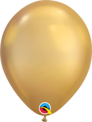 Chrome Gold Latex Balloons.