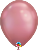 Mauve Chrome Latex Balloons.