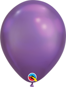 Chrome Purple Latex Balloons.