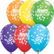 Confetti Dots Happy Birthday Balloons- 6 pcs