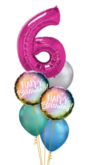 Chrome Number Balloons With Weight