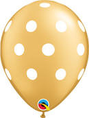 Gold Polka Dots
