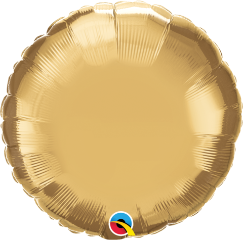 Gold Chrome Foil Round