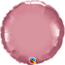 Mauve Chrome Foil Round