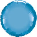 Blue Chrome Foil Round