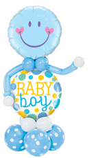 Baby Boy Dots Sweet Smile Balloon Arrangement