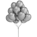 25pcs Silvery Chrome Helium Balloons FOR CEILING