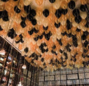 500 Gold,Silver & Black Balloons