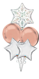 Mistletoe Rose Silver Bouquet With weight