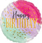 Water Color Round birthday Balloon