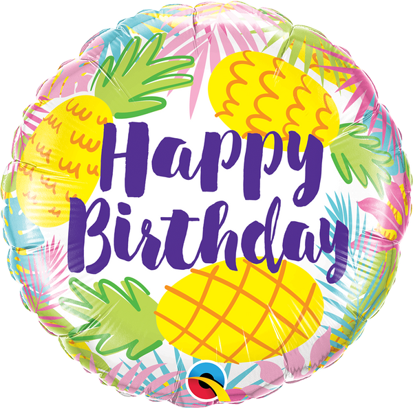 Birthday Pineapples Balloon