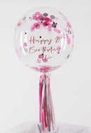 30inches Confetti Personalized Balloon - PRE 0RDER 1day in Advance